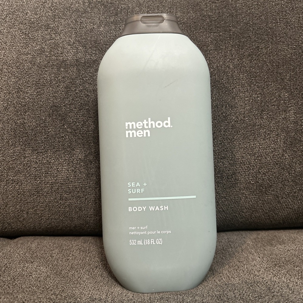 Method Men Body Wash Sea Surf Paraben‎ Phthalate Free Biodegradable 18 Fl Oz